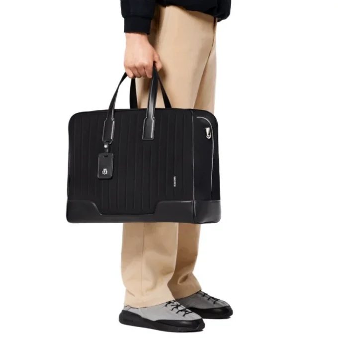 Bolsa de fin de semana en lona y cuero Bolsas de viaje