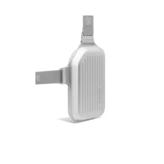 Bolso bandolera de aluminio