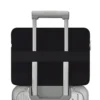 Bolso tipo bucket para portátil Flache Pouch en cuero y lona