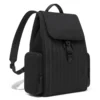 Flap grande en nailon y cuero Mochila
