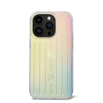 Funda iridiscente para iPhone 14, 15, 16, 17 Plus/Air/Pro/Pro Max
