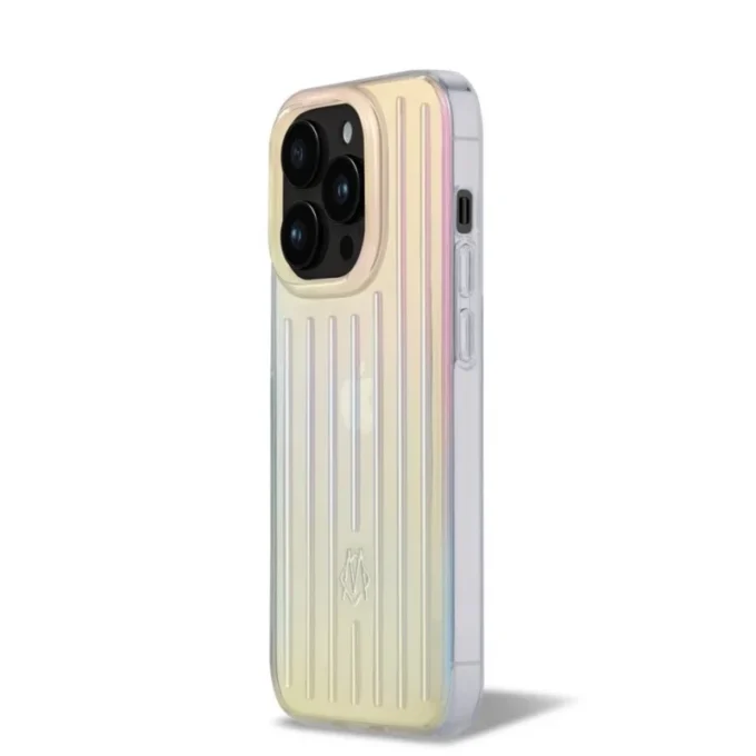 Funda iridiscente para iPhone 14, 15, 16, 17 Plus/Air/Pro/Pro Max