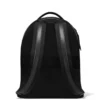 Mochila mediana de cuero y lona