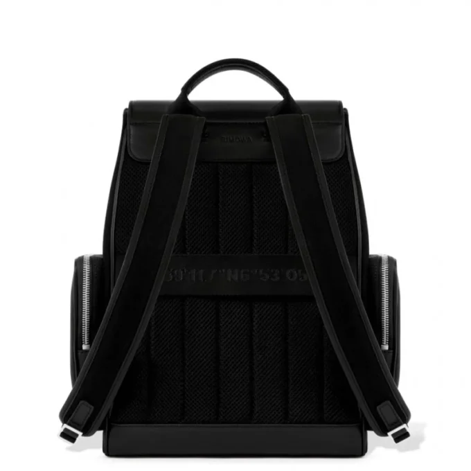 Never Still Small Flap en Leder & Canvas Rucksack