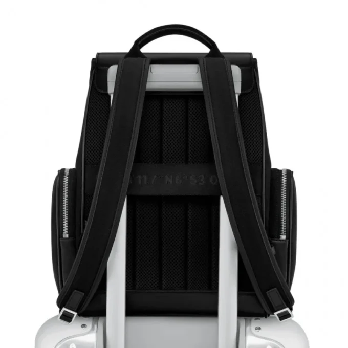 Never Still Small Flap en Leder & Canvas Rucksack