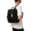 Never Still Small Flap en Leder & Canvas Rucksack