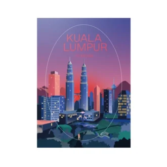 pegatina de kuala lumpur pegatinas para equipaje 1 330x330 - Pegatina de Kuala Lumpur Pegatinas para equipaje